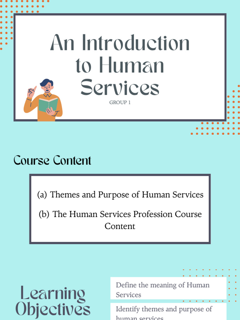 Overview of Human Services Course | PDF | Mental Health | Social Work