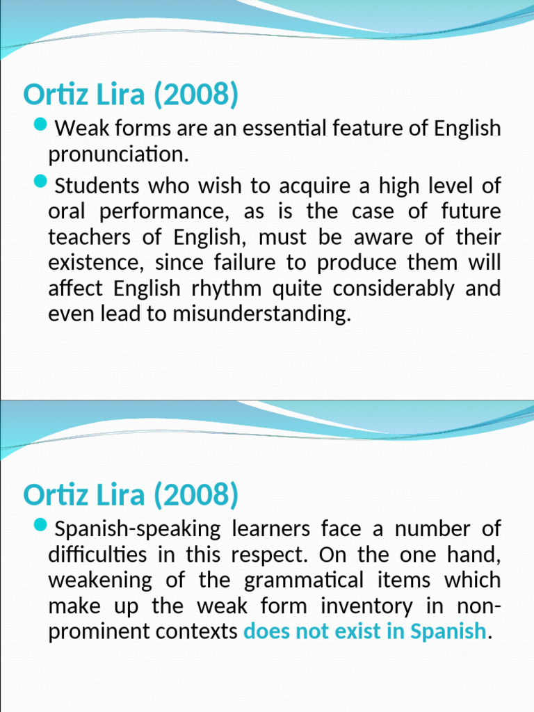 Understanding Weak Forms in English | PDF | Word | Stress (Linguistics)