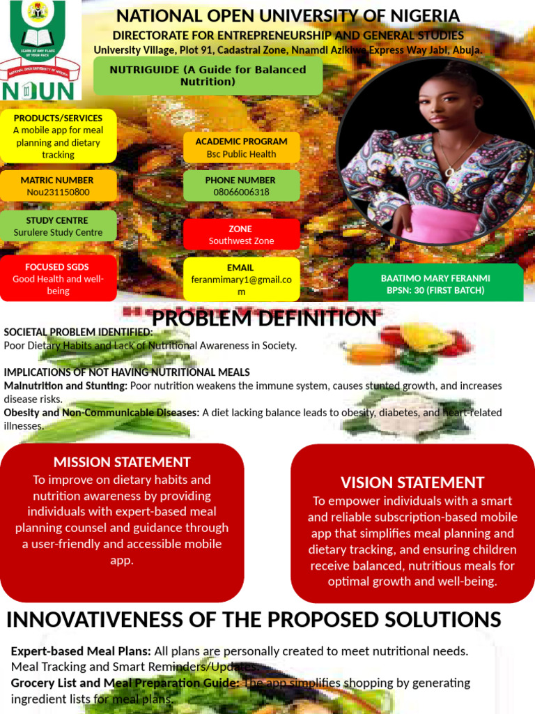 Nutriguide: Mobile App for Balanced Nutrition | PDF | Subscription ...
