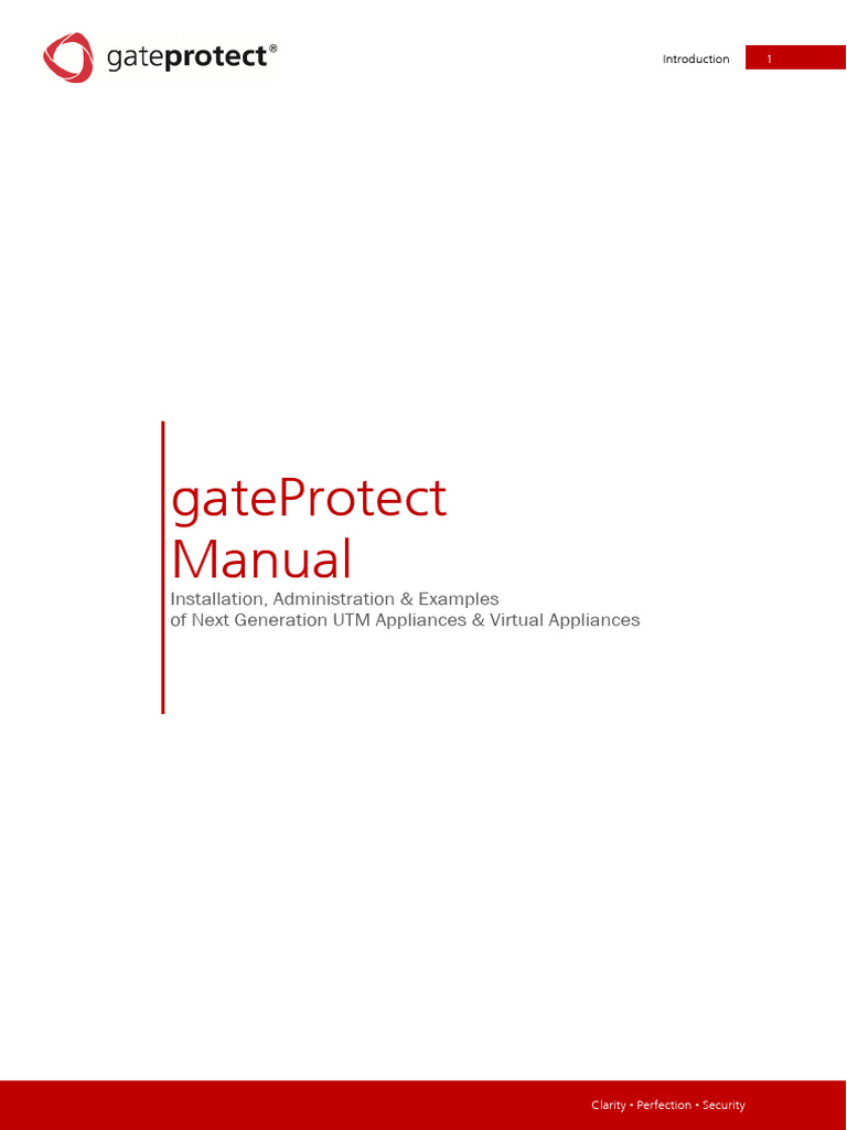 gateProtect UTM Appliance Manual | PDF | Proxy Server | Firewall ...
