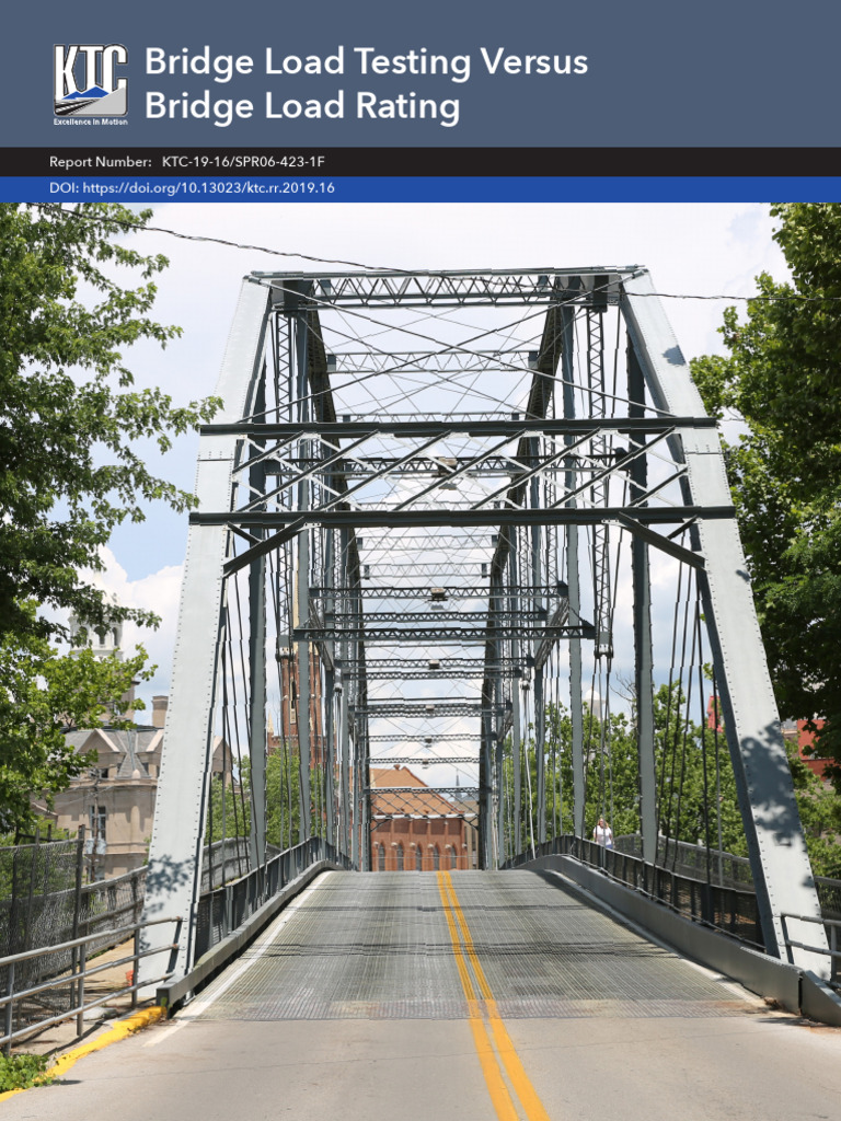 Bridge Load Testing Versus Bridge Load Rating | PDF | Bridge | Beam ...