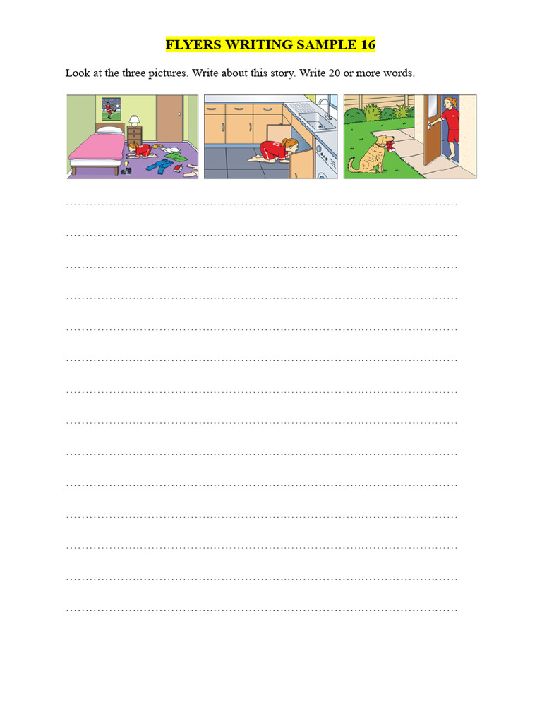 21-08 Flyers Writing Sample | PDF