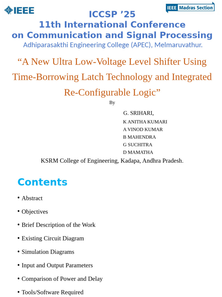 Ultra Low-Voltage Level Shifter Design | PDF | Electronic Circuits | Spice