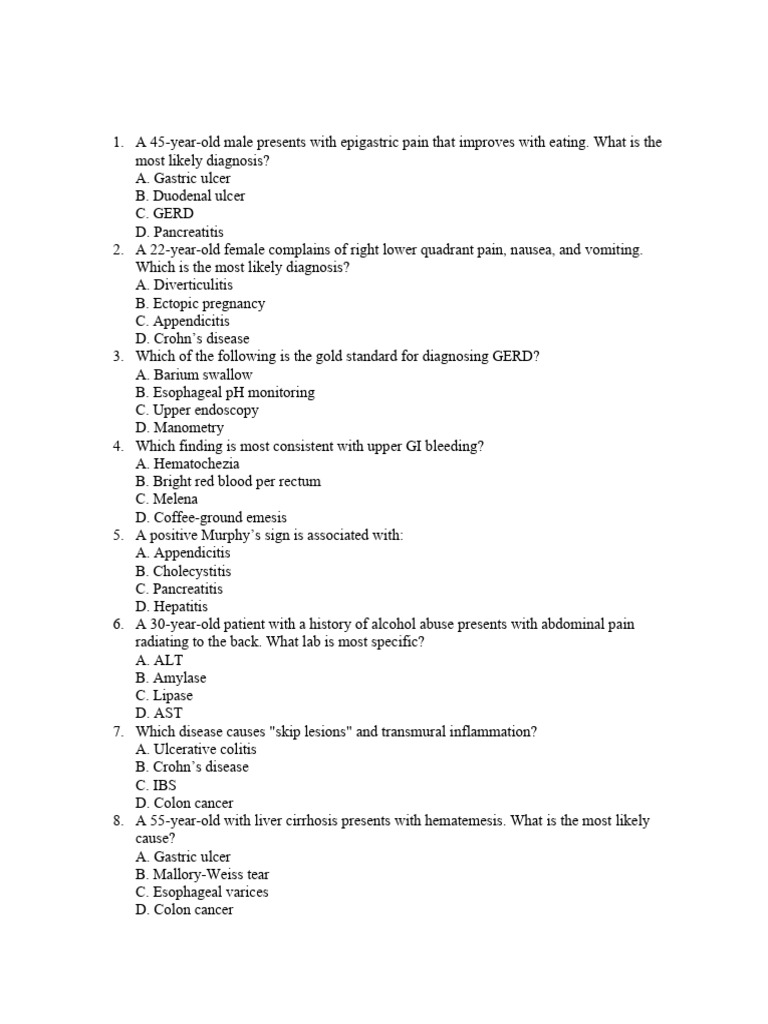 50 Question PNLE Practice Test | PDF | Hyperglycemia | Diabetes