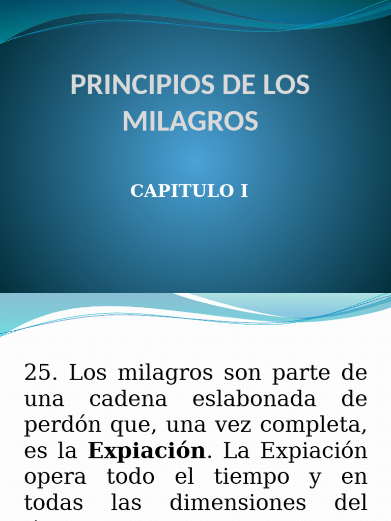 Milagros y Expiación en UCDM | PDF | Creencia religiosa y doctrina ...