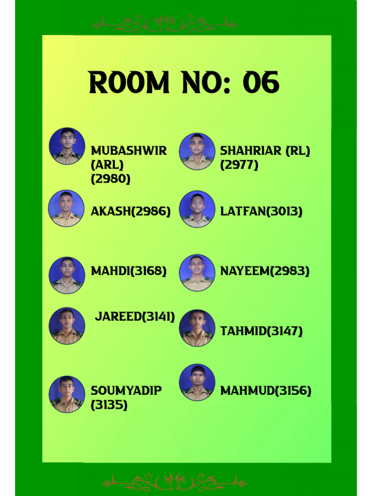 Room Assignments for Students | PDF