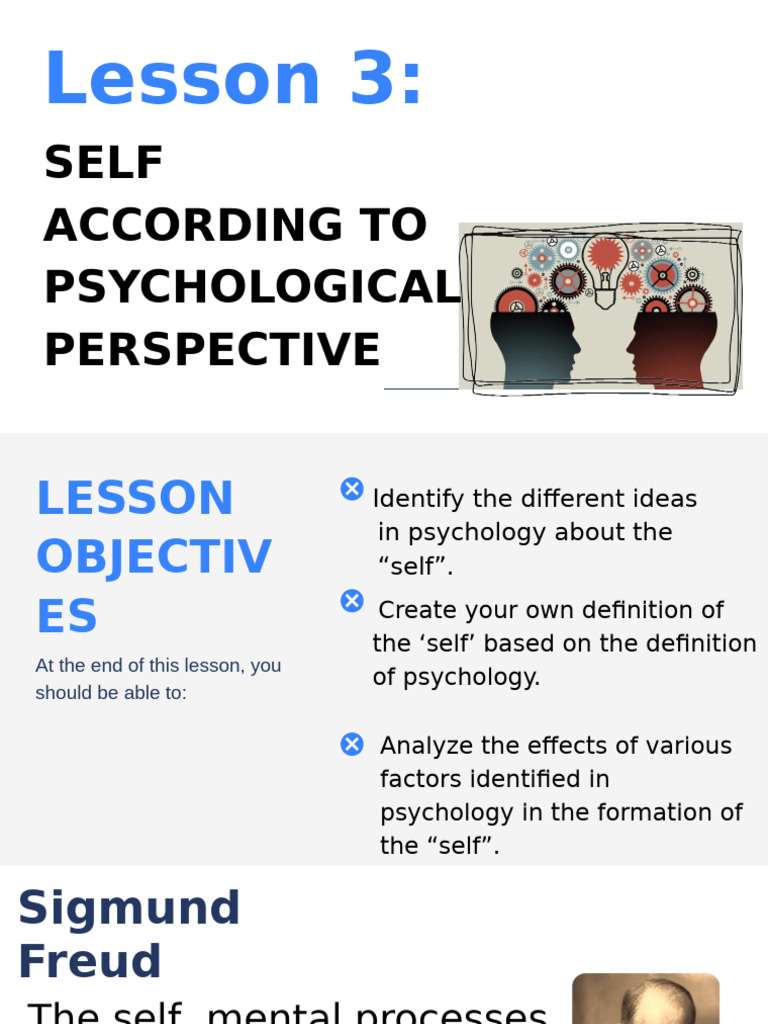 Understanding the Self in Psychology | PDF | Psychological Concepts ...