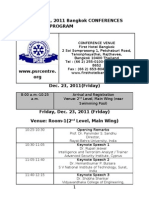 Printable Final Program ISEM-PSRC Conference Bangkok Dec - 23-24, 2011 Updated On 117-12-2011