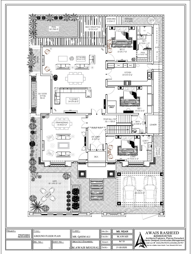 Proposed Residence Interior Details | PDF