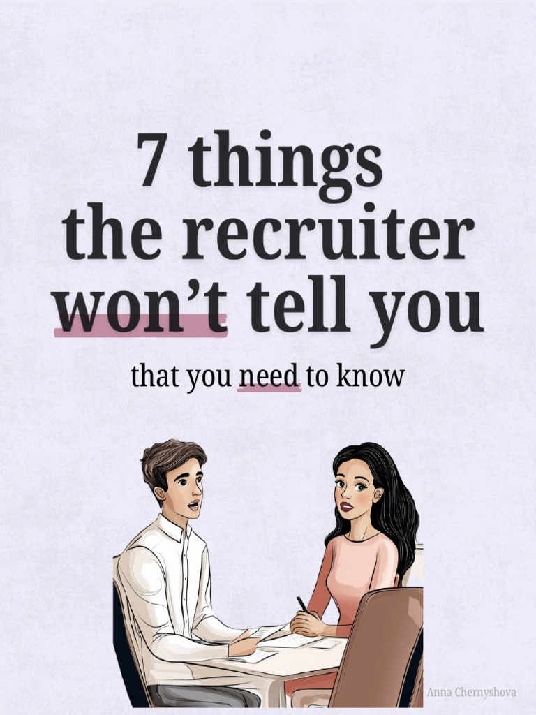 7 Things The Recruiter Won't Tell You PDF(02)