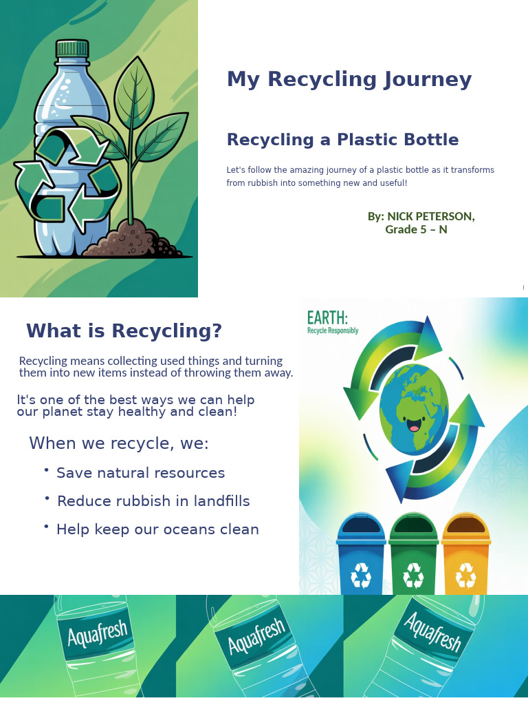 Recycling Plastic Bottles Explained | PDF | Recycling | Plastic