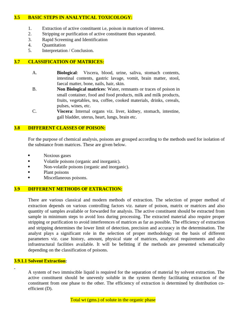 Analytical Toxicology Methods Overview | PDF | Chromatography | Thin ...