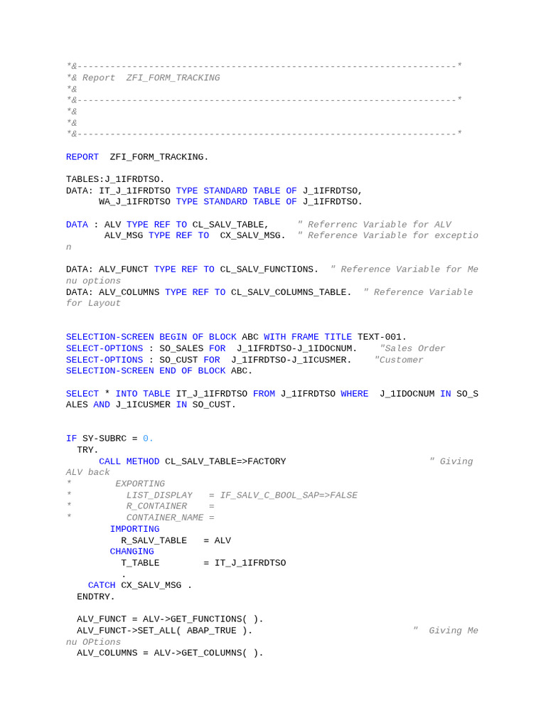 ZFI Form Tracking Report | PDF