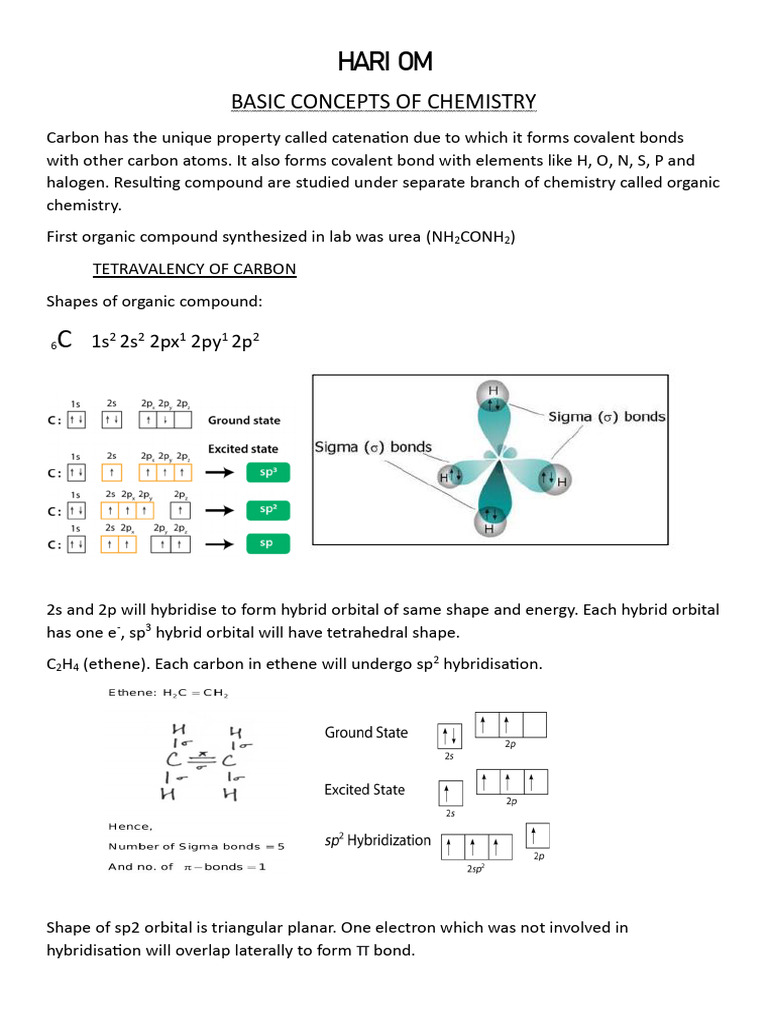 Organic Chemistry Fundamentals Explained | PDF | Chemical Bond ...