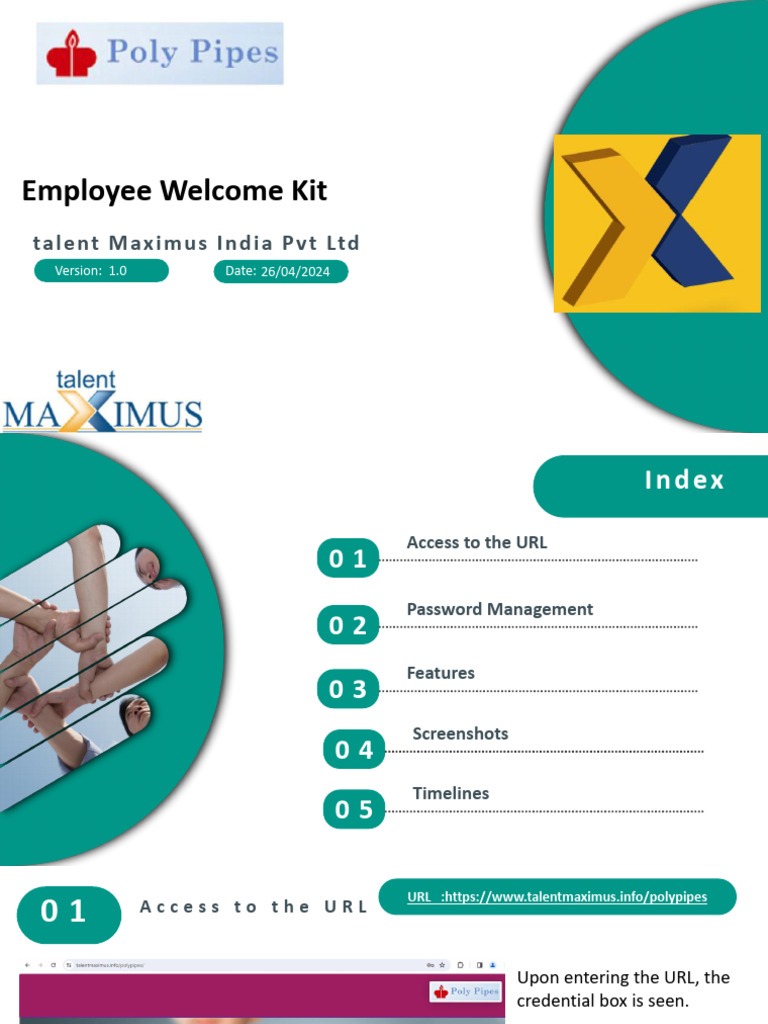 Employee Welcome Kit Guide | PDF | Password | Taxes