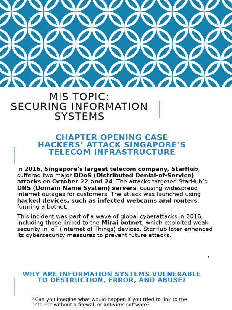 04 Securing Infor Systems | PDF | Malware | Cyberwarfare