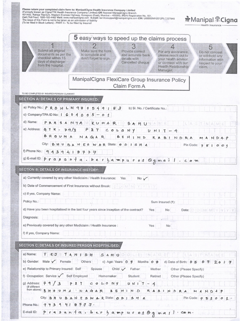 Form A Old | PDF