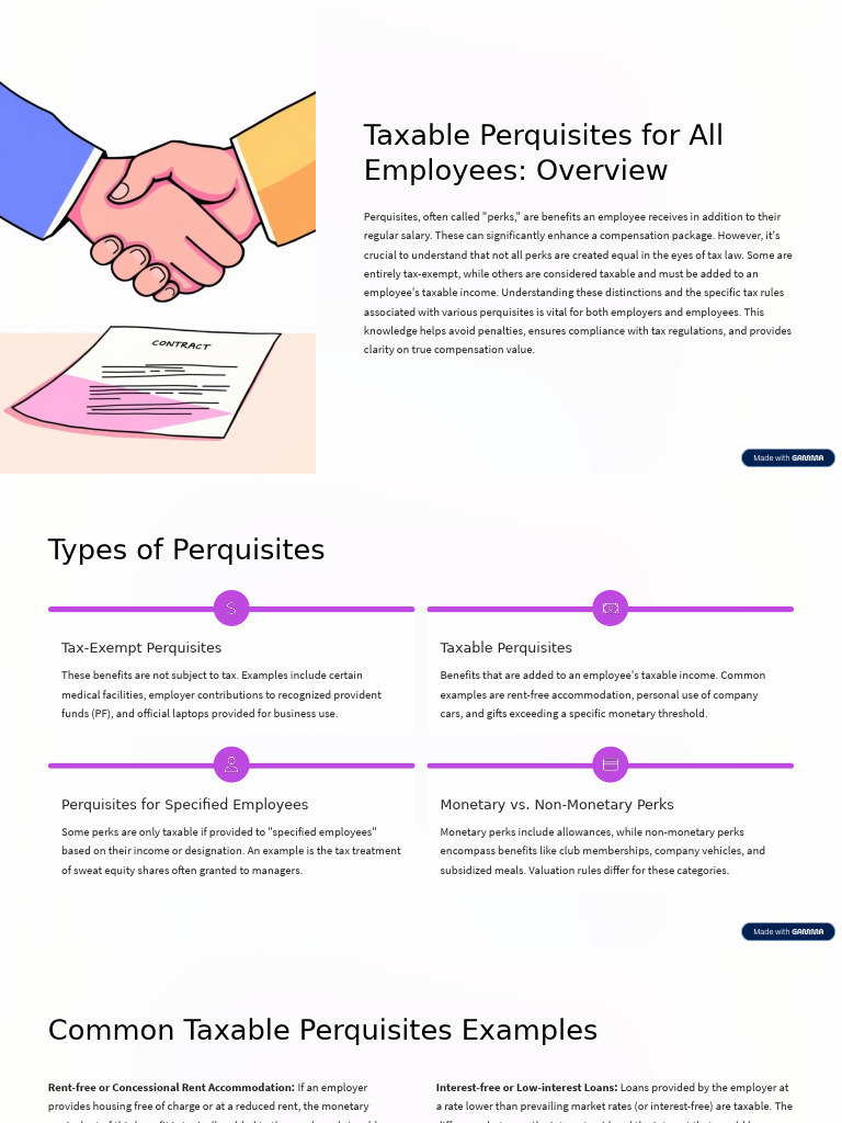 Understanding Perquisite Taxation | PDF | Employee Benefits | Taxes