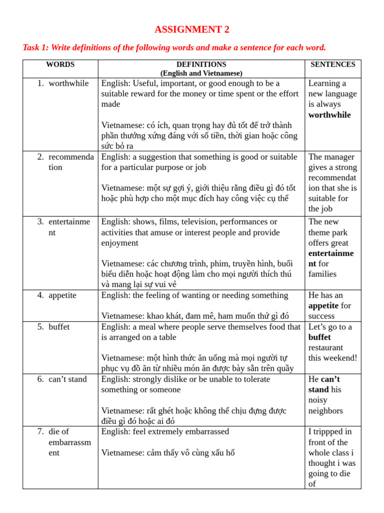 Assignment 2 | PDF
