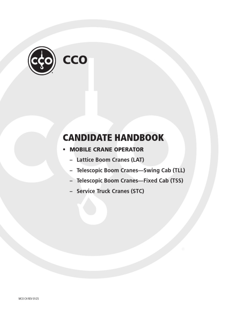 Mobile Crane Operator Certification Guide | PDF | Crane (Machine)