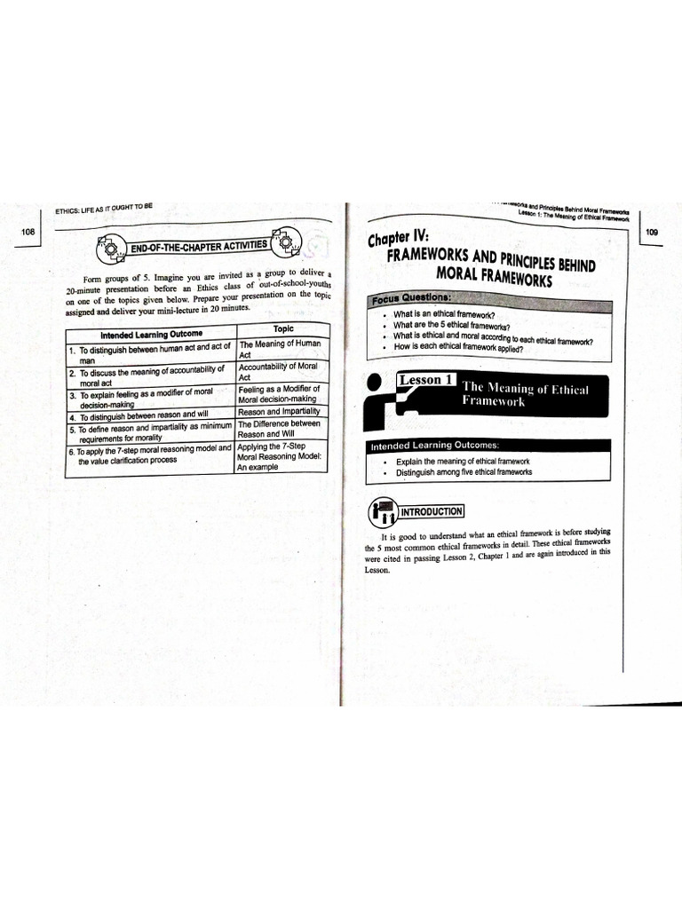 Ethics Chapter 4 | PDF