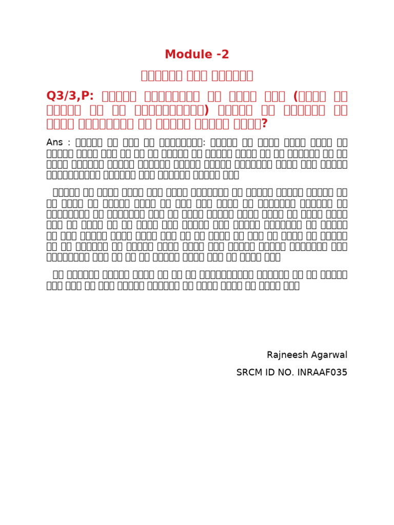 Module 2 Question 3 | PDF