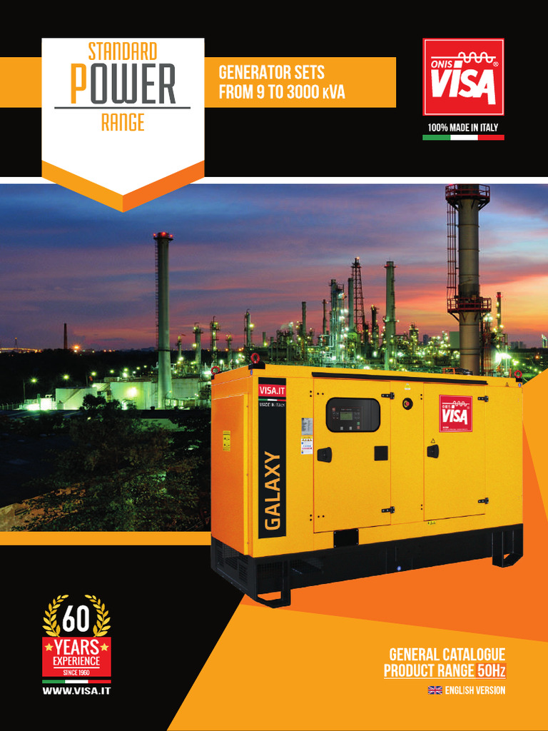 Power Range Generating Sets Overview | PDF | Engines | Switch