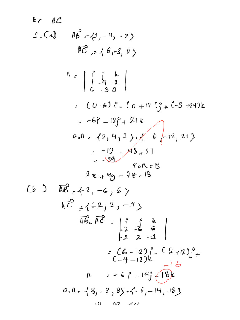 Ex 6C | PDF