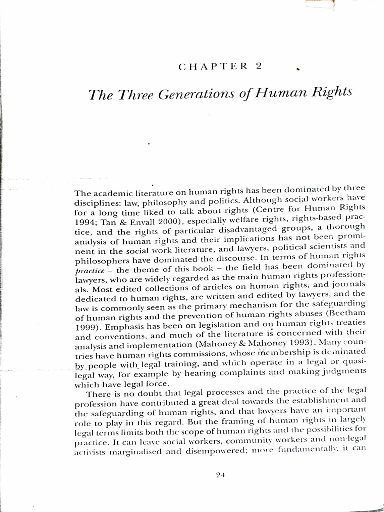 Understanding Human Rights Generations | PDF | Human Rights | Rights