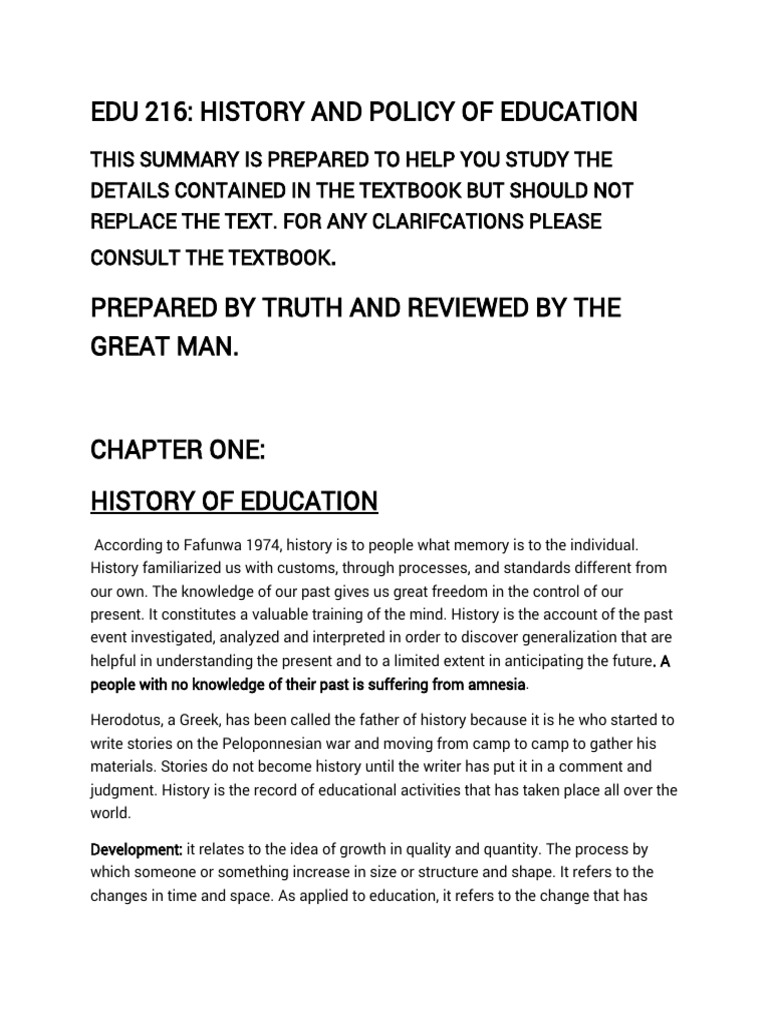 History and Policy of Education | PDF | Roman Empire | Plato