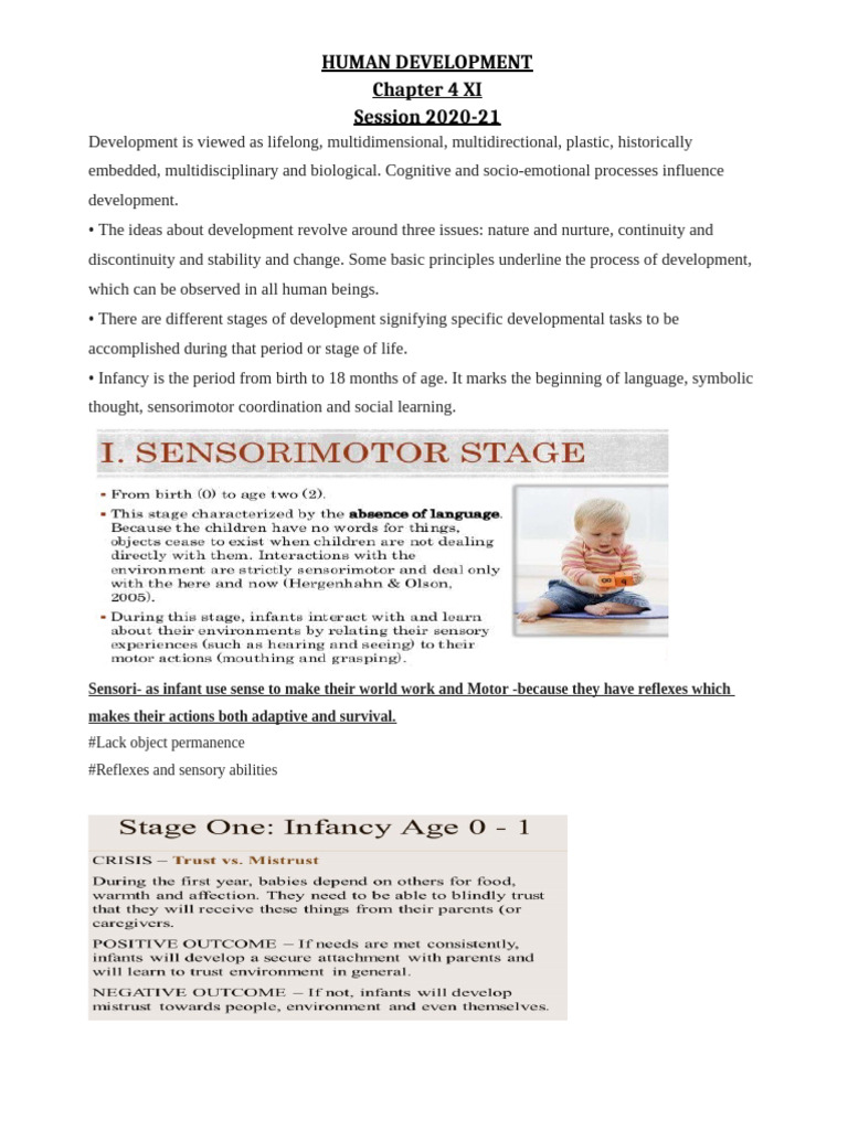 Lifespan Development Overview | PDF | Developmental Psychology | Human ...