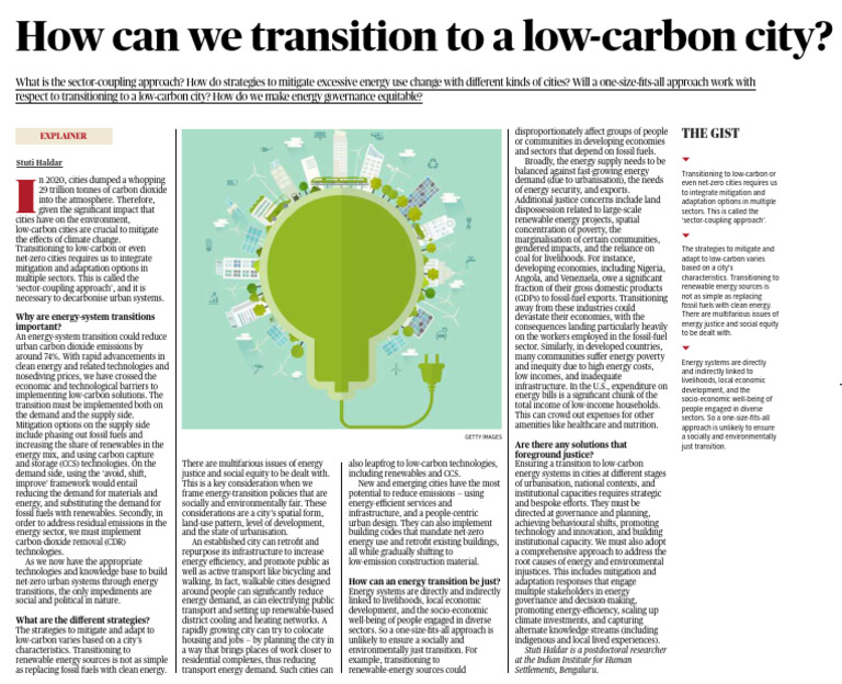 Strategies for Low-Carbon Cities | PDF | Climate Change Mitigation ...