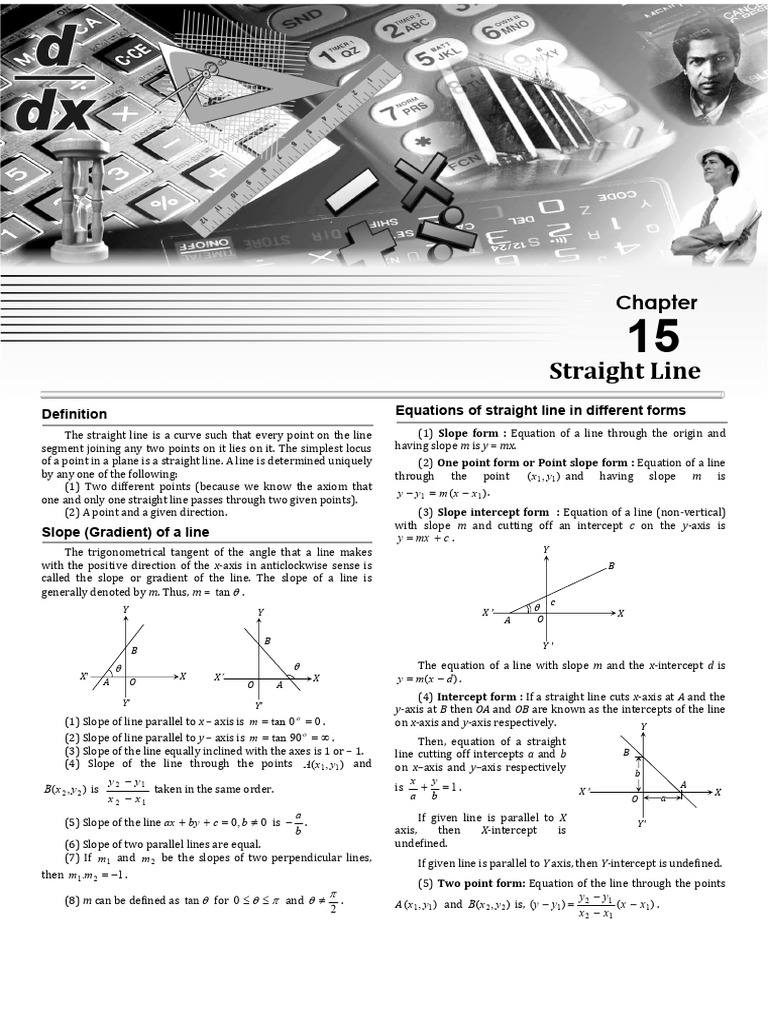 Understanding Straight Lines and Slopes | PDF | Line (Geometry) | Slope