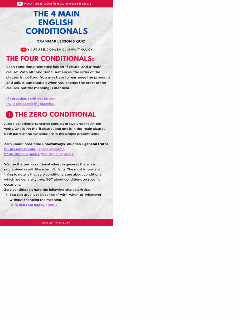 Conditional Tense | PDF