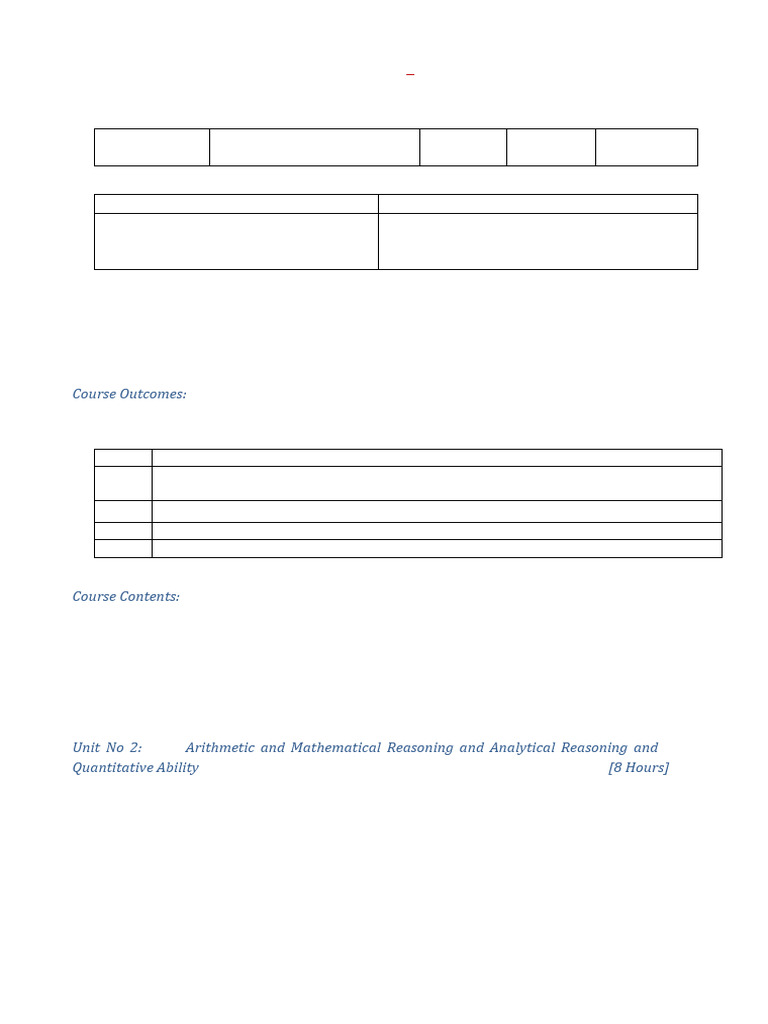 Employability Skills Development Course | PDF | Mathematics | Résumé