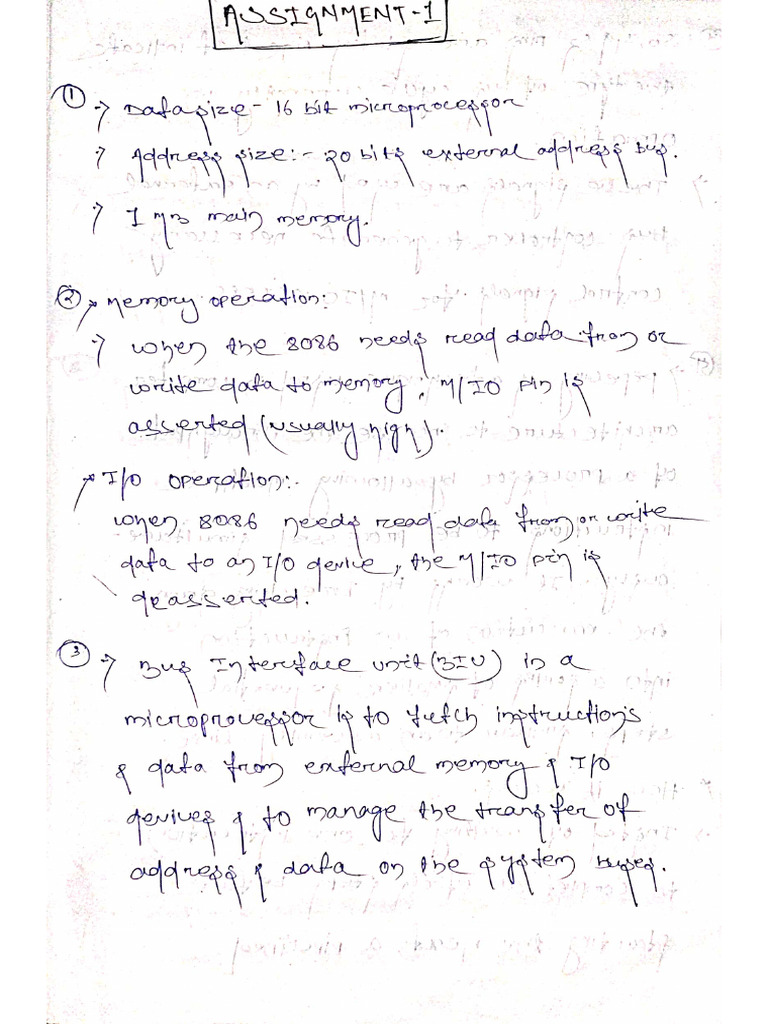 MPMC Assignment 1 | PDF