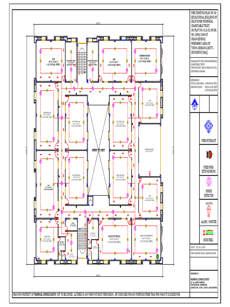 Fire Fighting Plan - Basement-Model | PDF | Fires