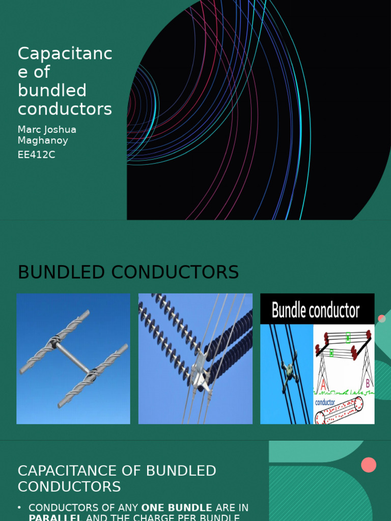 Capacitance of Three-Phase Bundled Cables | PDF