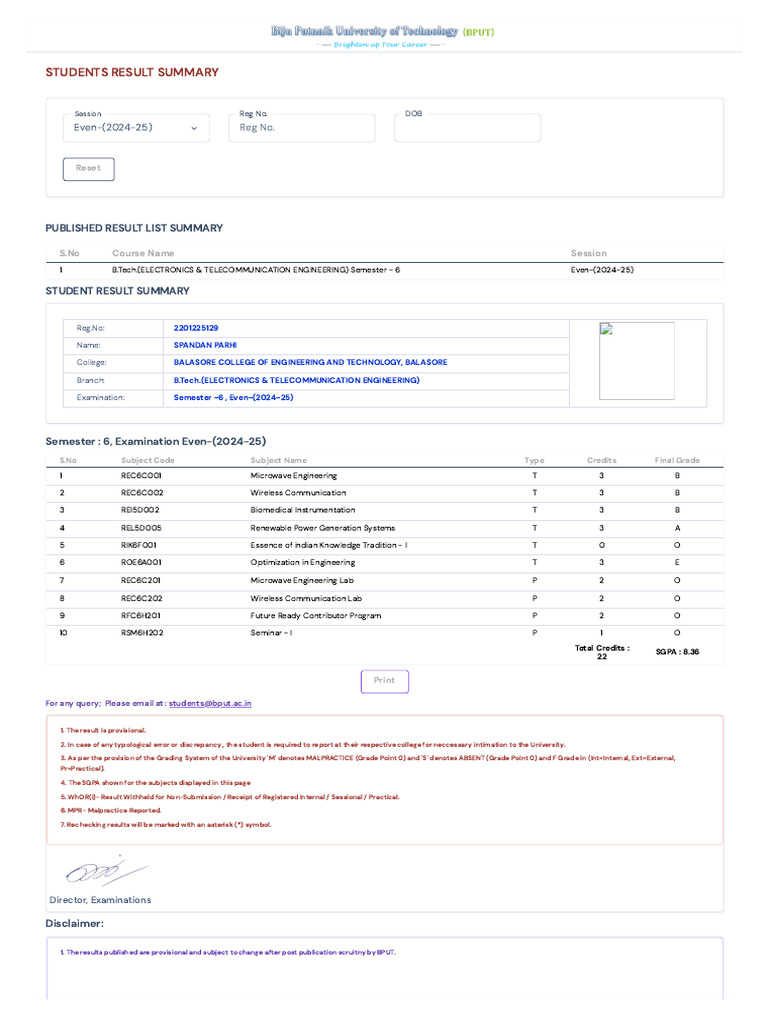 Bput Exams - Results (1) Jekejekjekejejejejje | PDF | Chess Openings ...