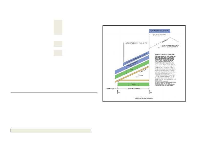 Sliding Snow Load Calculations | PDF | Roof | Architectural Design