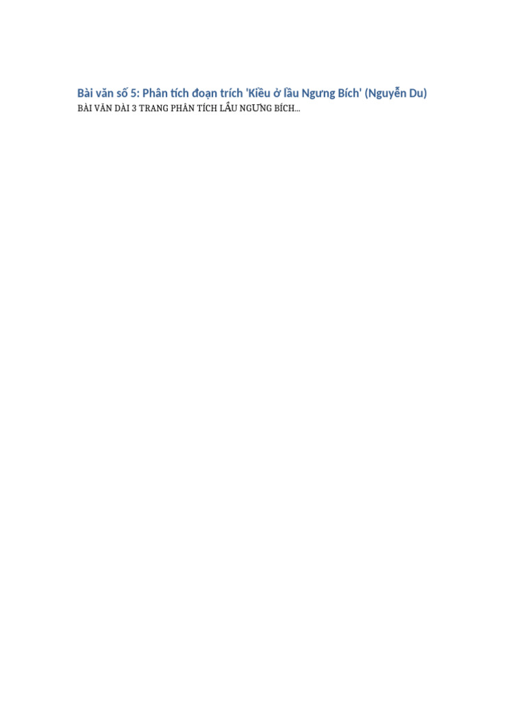 Bai Van 5 | PDF