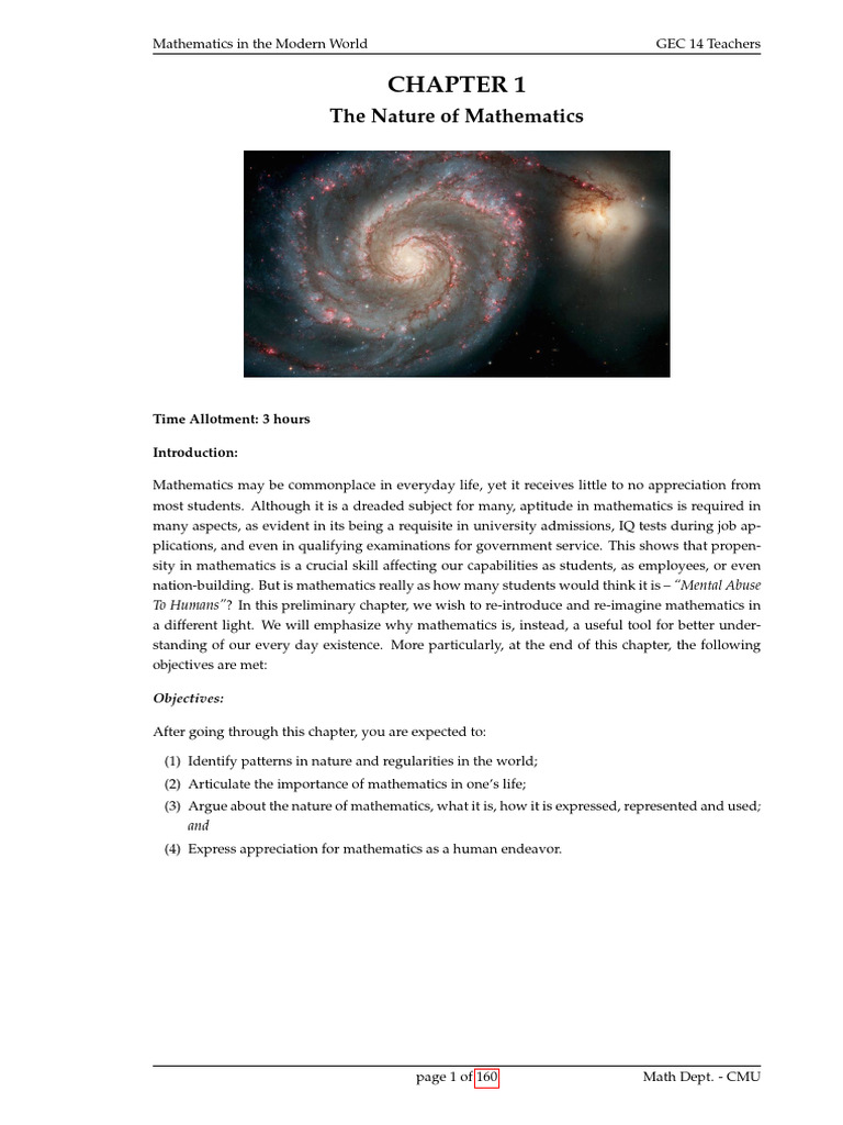 Understanding Mathematics' Importance | PDF | Pattern | Mathematics