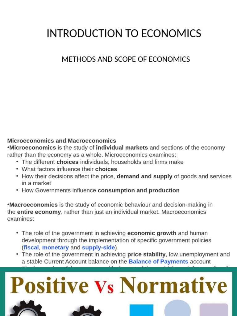 Introduction to Micro and Macro Economics | PDF | Economics | Hypothesis