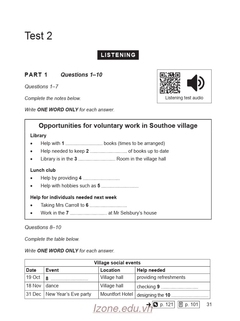 CAM 17 Listening Test Overview | PDF | Dairy