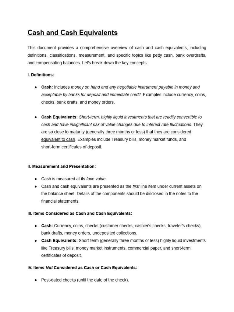 Overview of Cash and Bank Reconciliation | PDF | Factoring (Finance ...