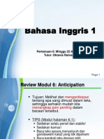 Bahasa Inggris 1 - Pertemuan 6