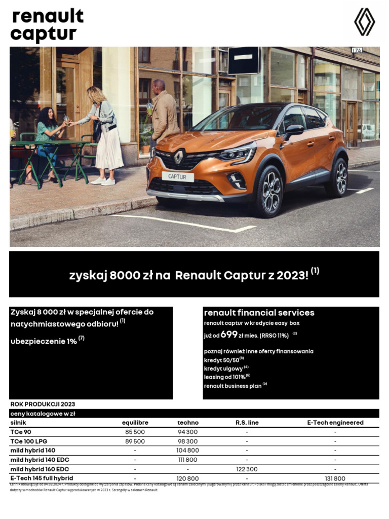 Renault Captur Preisliste 2022 Pdf