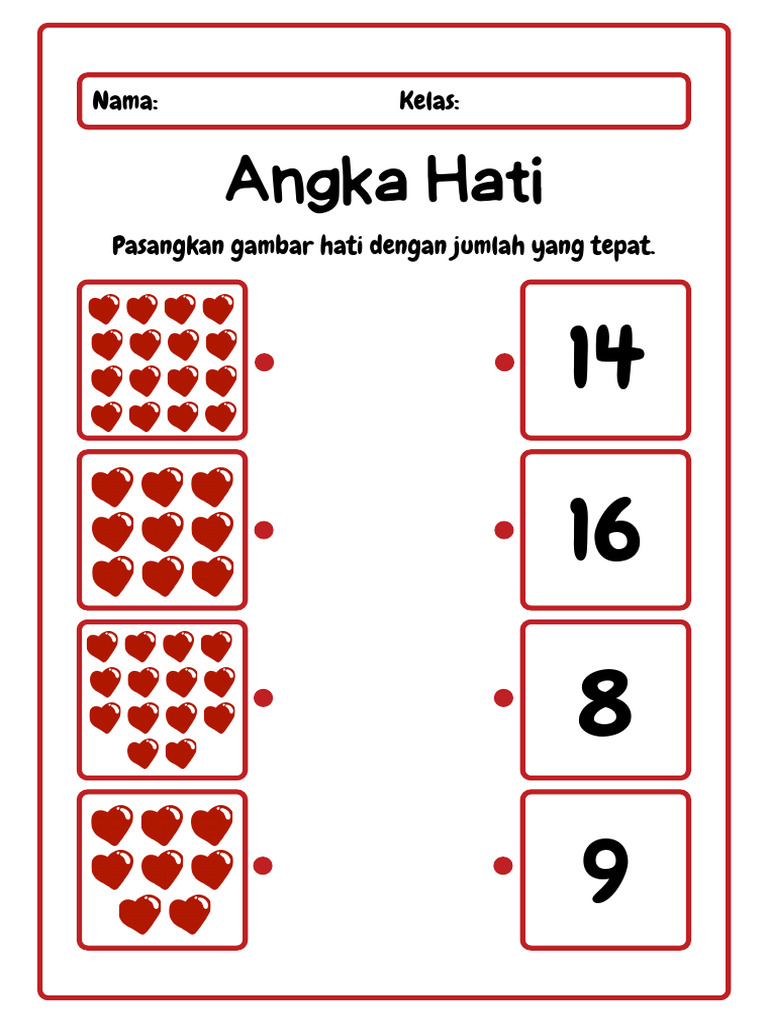 Hitung Hati: Aktivitas Angka Hati | PDF