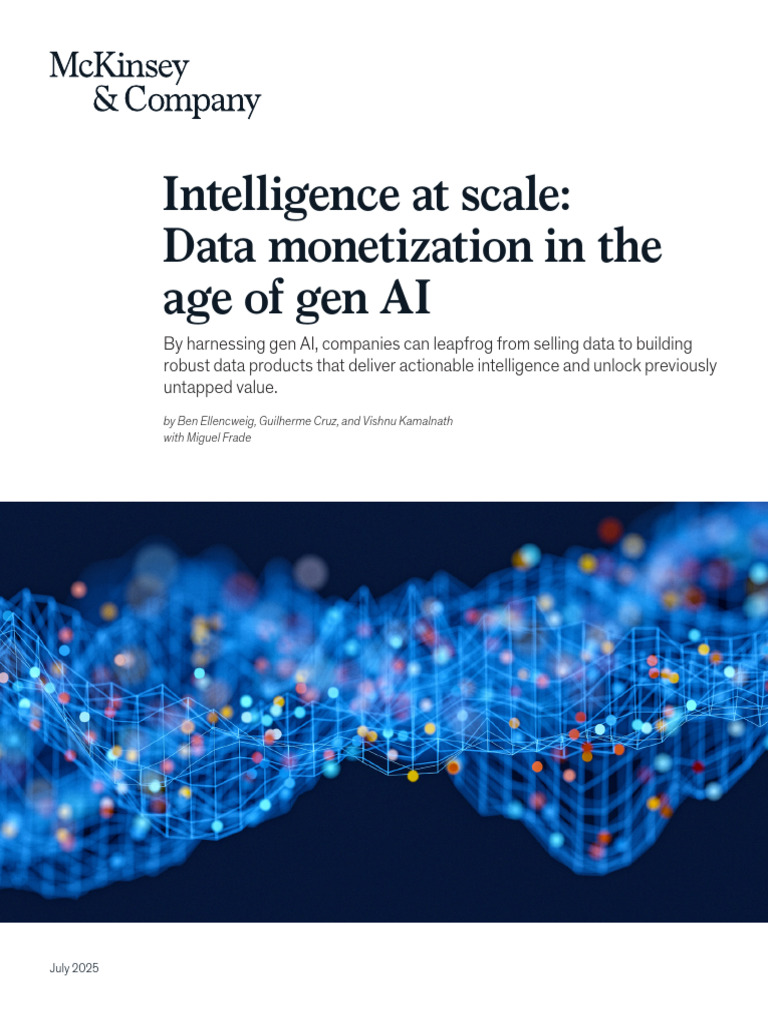 Data Monetization with Gen AI Insights | PDF | Artificial Intelligence ...