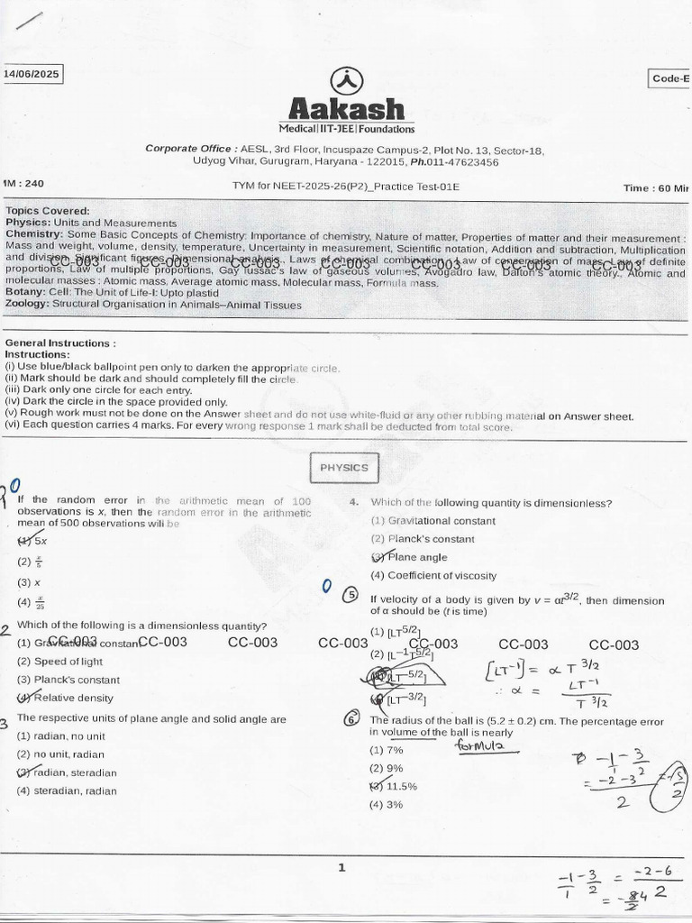 PT01 Code E | PDF